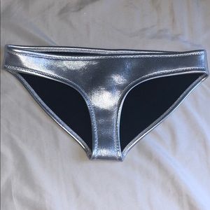 TRIANGL silver bathing suit bottoms